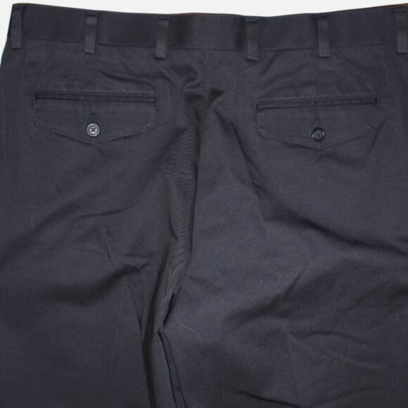 L.L. Bean Navy Blue Men's Pants 37 x 32 Wrinkle Free Cotton - Picture 7 of 8